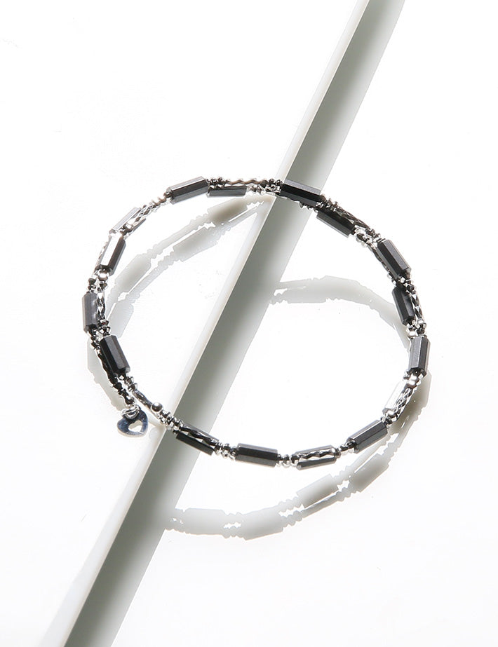 スパイラルブレスブラック / Pt850 A