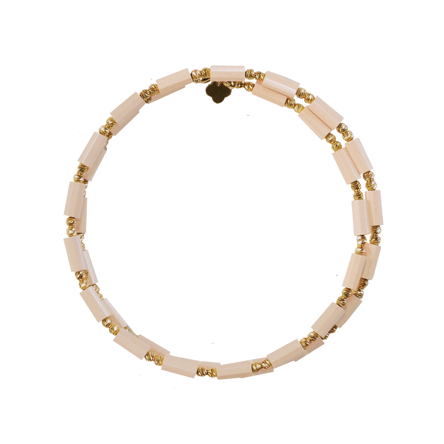 スパイラルブレスホワイト / K18YG　B